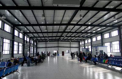 銀浪火車站內(nèi)鋼結構